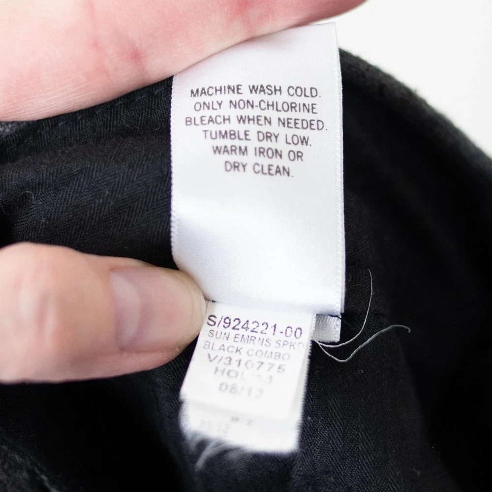 Banana Republic Emerson Dress Pants Mens 33x32 Dark Gray Wool Blend